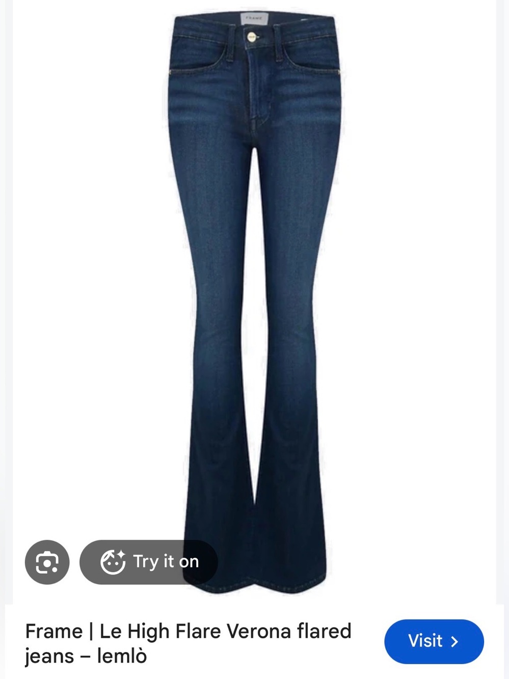 Frame | Le High Waist Flare Jean